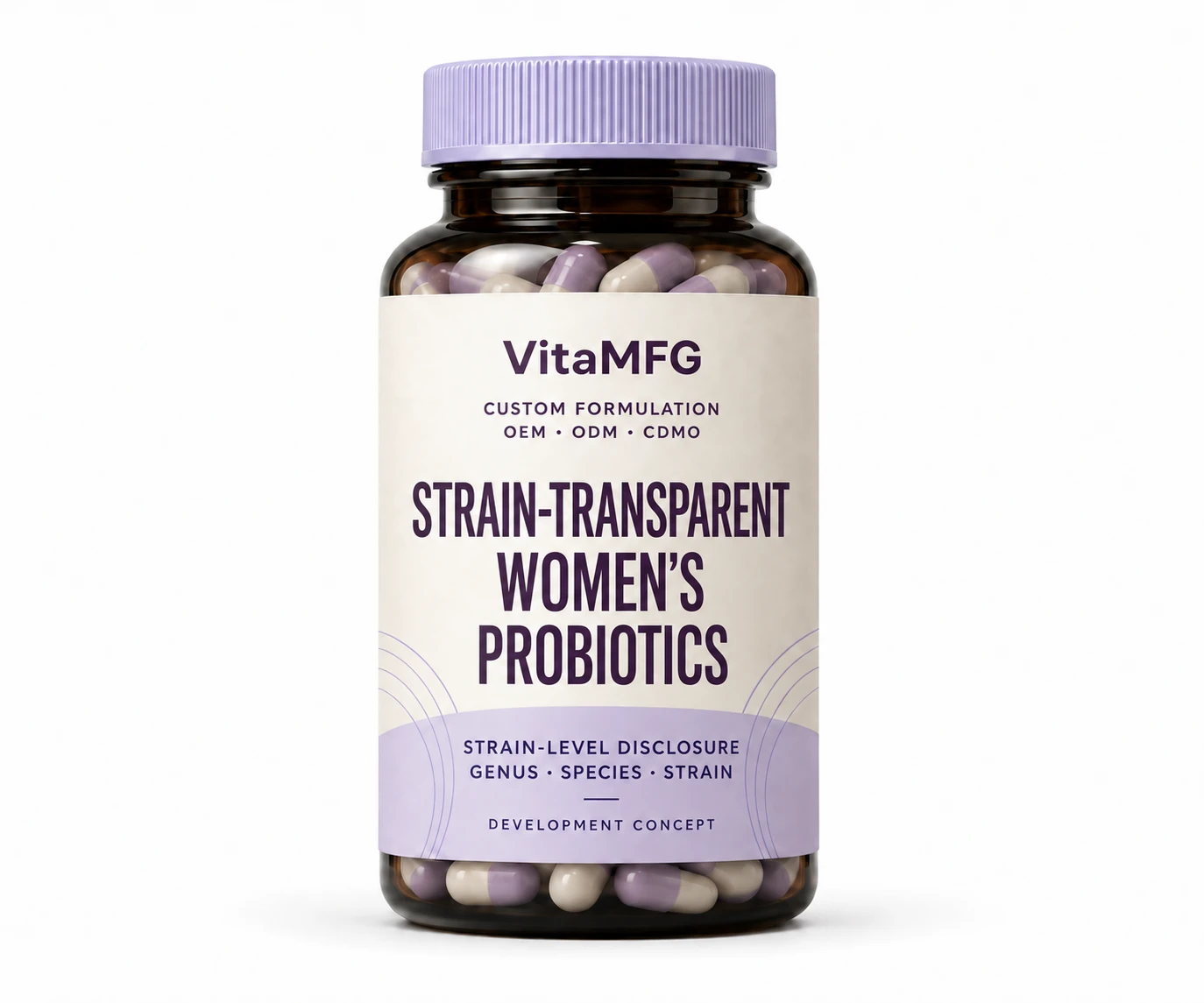 Strain-Transparent Women's Probiotics